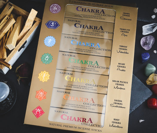 Incense set to awaken all of your chakras.