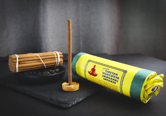 Tibetan mokchhya (Nirvana) incense sticks.