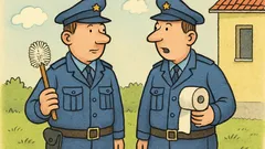 Vic: Srečata se dva policista in...