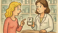 Vic: Plavolaska vpraša v lekarni za test