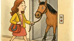 Vic: Srečna ženska nosi podkev