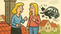 Vic: Pogovarjata se dve plavolaski…