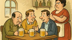 Vic: Moški sedijo v gostilni iz dveh razlogov