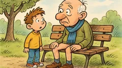 Vic: Vnuk vidi dedka brez hlač