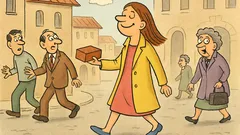 Vic: Včeraj sem se sprehajala s ciglom