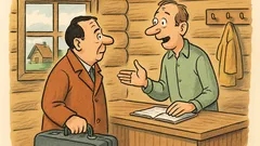 Vic: Upravnik koče pozdravi gospoda Novaka…