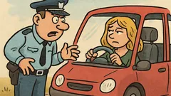 Vic: Policist se razjezi na blondinko...