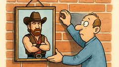 Vic: Chuck Norris obeša sliko na zvočni zid