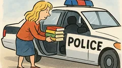 Vic: Zakaj blondinka zloži knjige v avto?