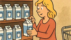 Vic: Zakaj blondinka odpira mleko?