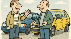 Vic: Opa, kupil sem si nov avto!