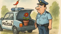 Vic: Zakaj imajo policisti lonce za rože?