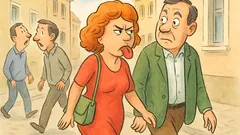 Vic: Vedno hodi pred možem po ulici