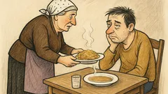 Vic: Tašča prinese zetu večerjo...