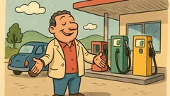 Vic: Pravkar sem se vrnil z bencinske črpalke!