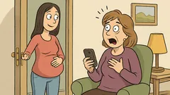 Vic: Hčerka mami napiše: »Noseča sem!«