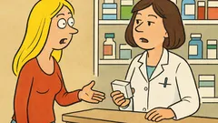 Vic: Vstopi plavolaska v lekarno…