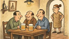 Vic: Moški sedijo v gostilni – zakaj?