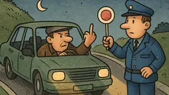 Vic: Mujo vijuga, policist zahteva dokumente