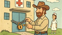 Vic: Chuck Norris je zaprl bolnišnico...