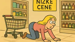 Vic: Zakaj se blondinka plazi po tleh?