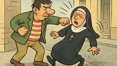 Vic: Mujo sreča redovnico na ulici...