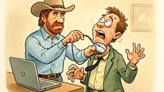 Vic: Chuck Norris in brezžična miška...