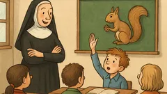 Vic: Kaj skače po drevesih in grizlja?