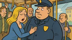 Vic: Plavolaska vstopi v tramvaj...