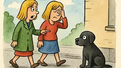 Vic: Greta dve blondinki po ulici …