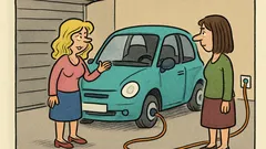 Vic: Blondinka kupi električni avto