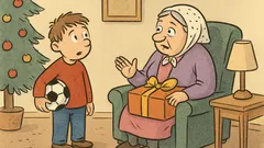 Vic: Jožko, kaj si kupil babici za božič?