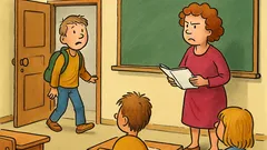 Vic: Učiteljica: Imaš vsaj dober izgovor?