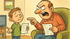 Vic: Oče izračuna povprečje 5,8…