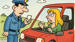 Vic: Ustavi policist plavolasko za dovoljenje