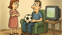 Vic: Žena možu—jaz ali nogomet?