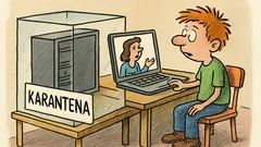 Vic: Učiteljica vpraša Pepčka o pouku na daljavo