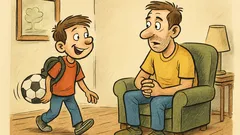 Vic: Ivica pride iz šole in reče